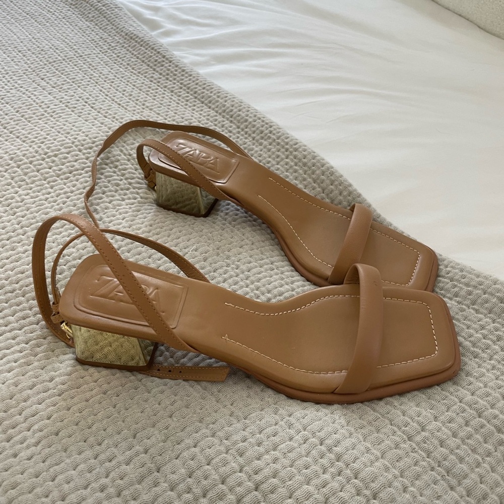Zara size 7.5 heels worn once